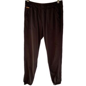 Lolë black stretch lightweight joggers track pants